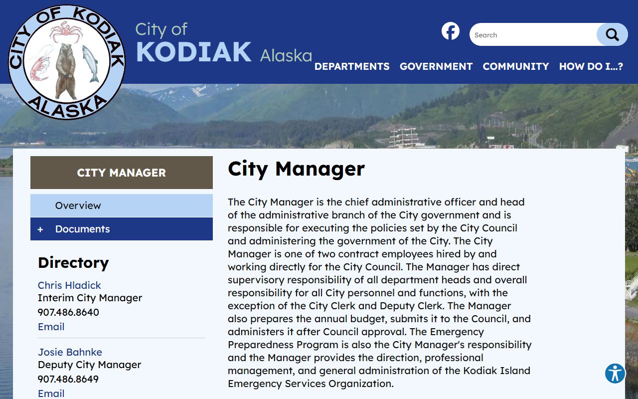 Kodiak police blotter resources through city government