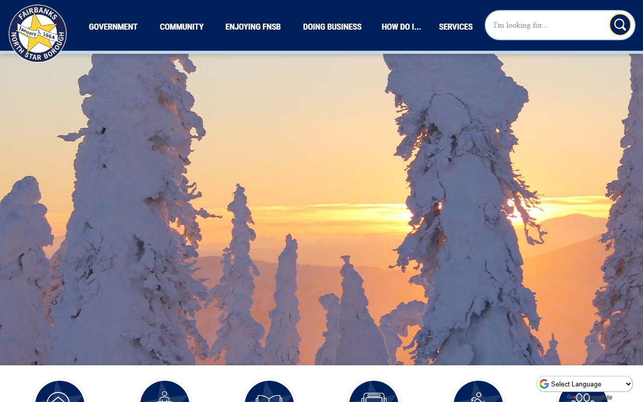 Fairbanks North Star Borough official website with public records information and police blotter access